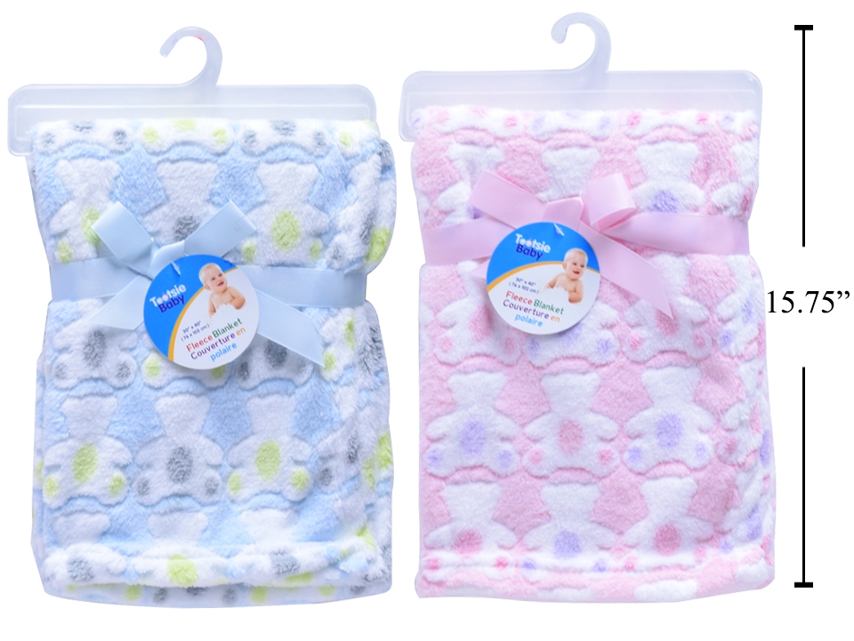 Tootsie Baby Embossed Fleece Blanket